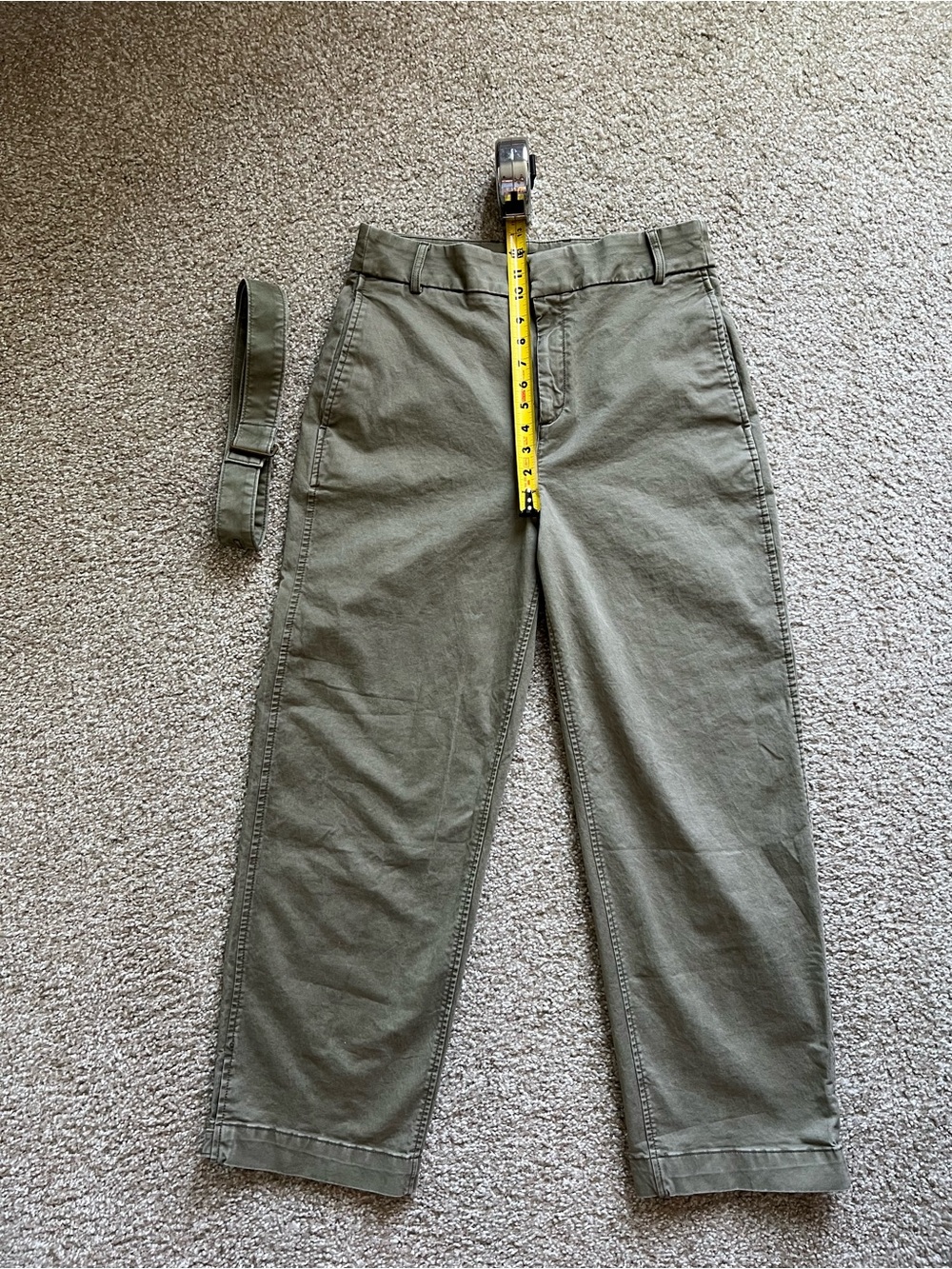 Banana Republic 100% Organic Cotton Authentic Chino Pants With Button Details